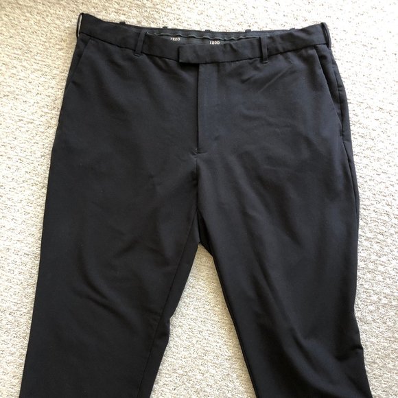 Black Izod dress pants 38 X 30 - Picture 1 of 5